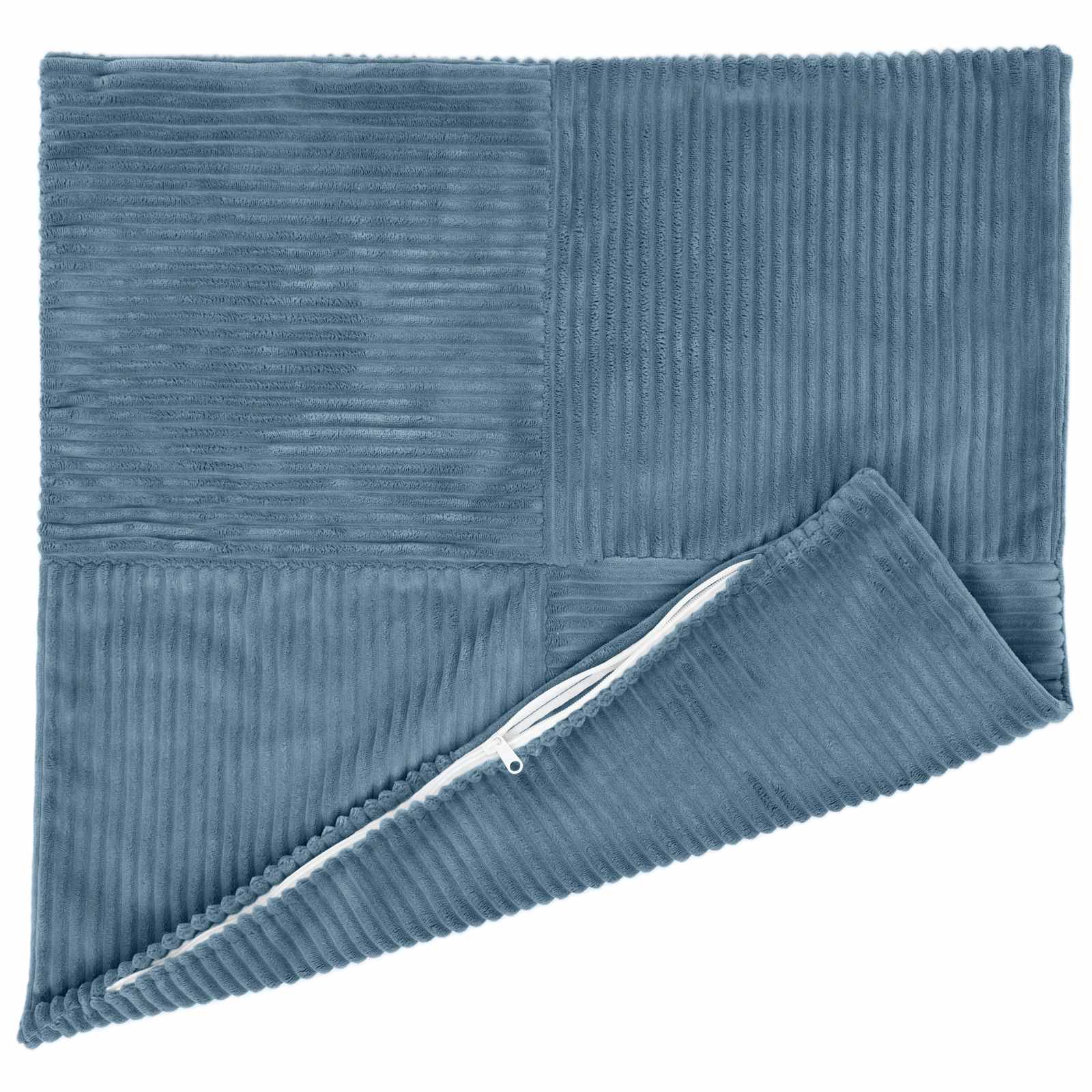 Kussensloop 2 pcs ALMELO Blauw 80 x 80 cm corduroy image 3