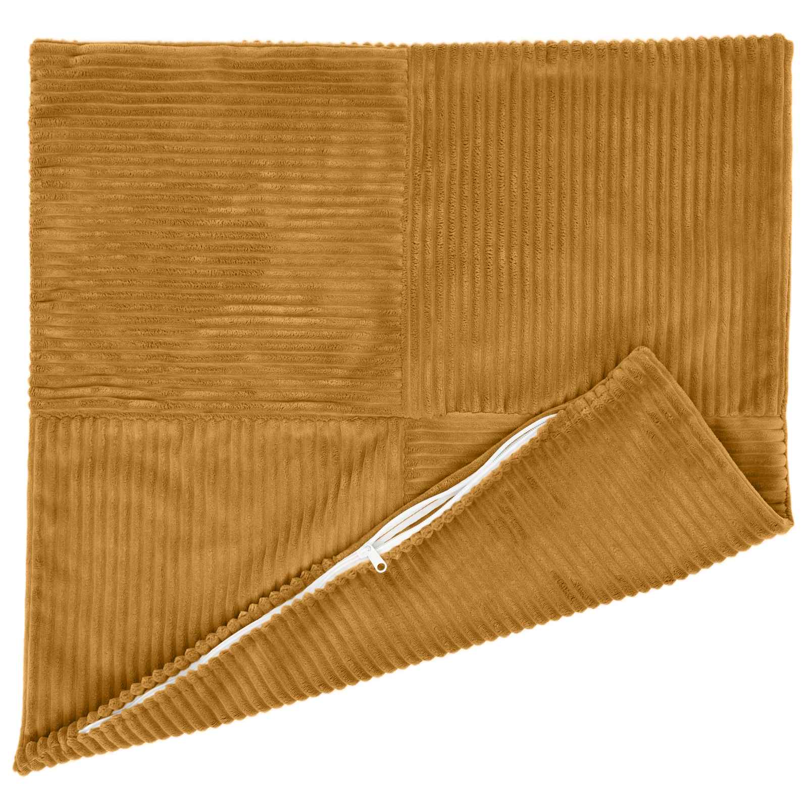 Kussensloop 2 pcs ALMELO Geel 80 x 80 cm corduroy image 3