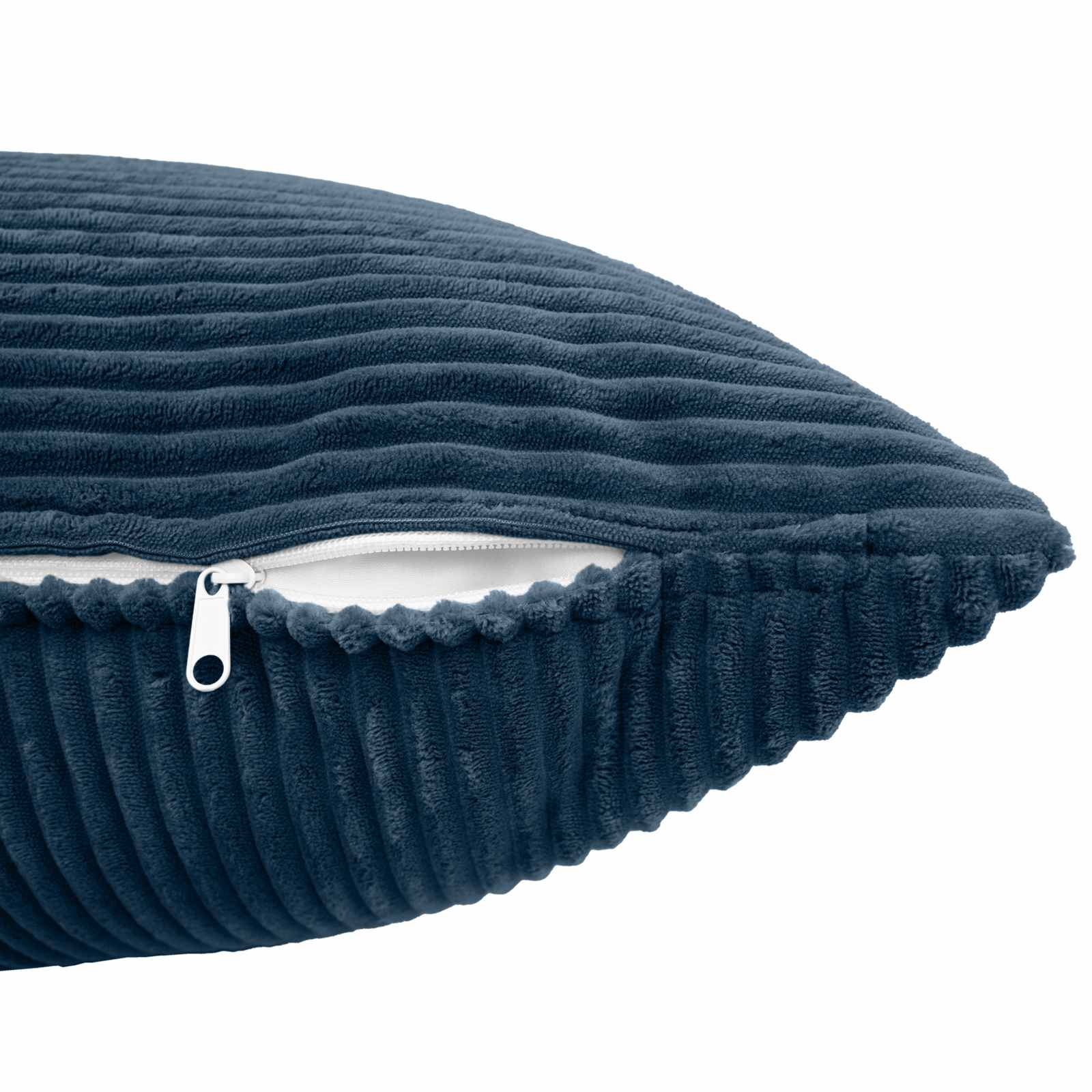 Kussensloop 6 pcs ALMELO Marineblauw 80 x 80 cm corduroy image 5