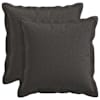 vidaXL Diivanipadi 2 pcs HOUTEN Tumehall 30 x 30 cm Kunstlinen