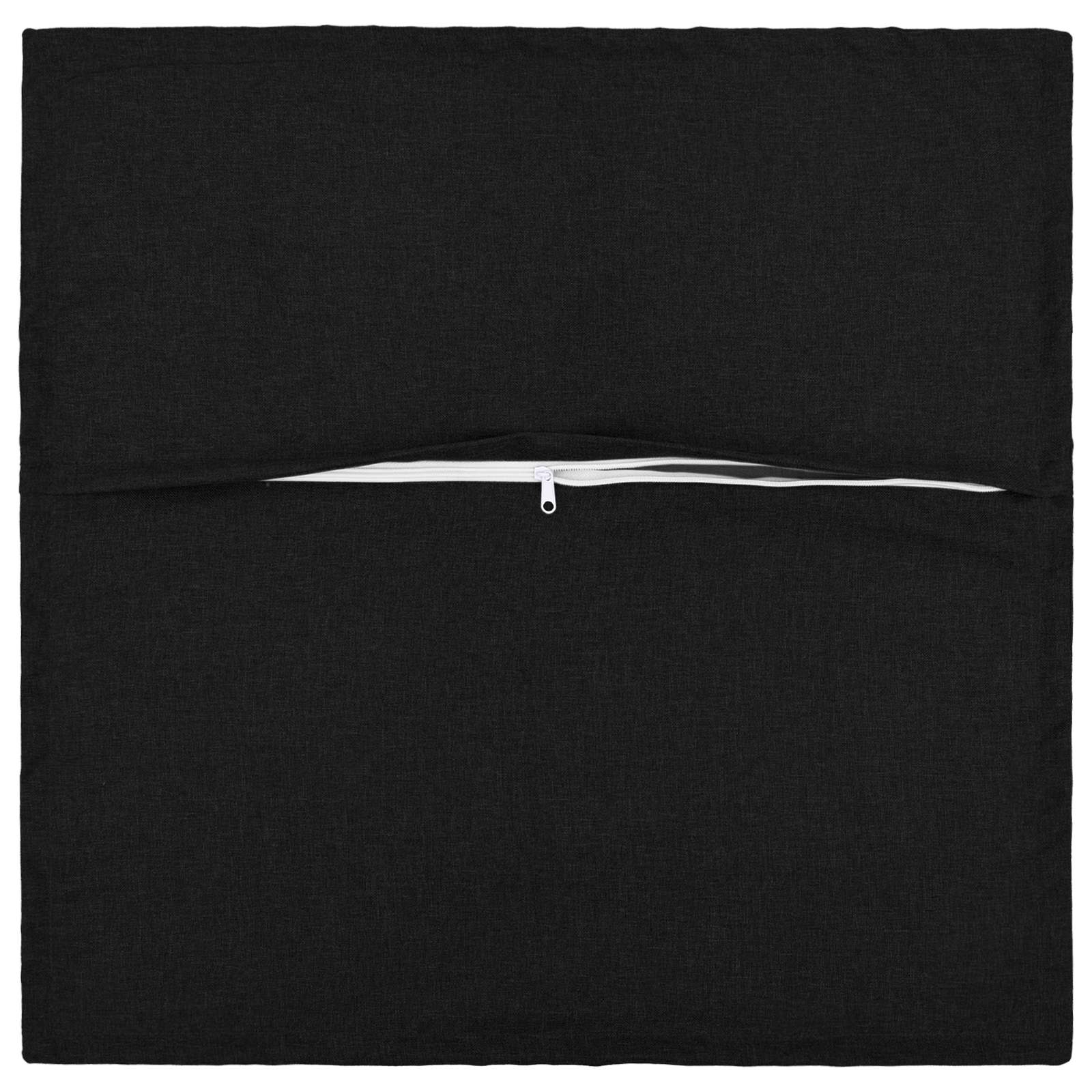 Kussensloop 2 pcs HOUTEN Zwart 30 x 30 cm Faux Linnen image 3