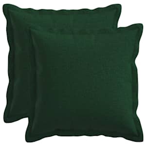 vidaXL Diivanipadi 2 tk HOUTEN Tumeroheline 30 x 30 cm Kunstlinen