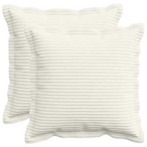 vidaXL Diivanipadi 2 tk HOUTEN Kreemjas 30 x 30 cm manchester