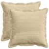 vidaXL Diivanipadi 2 tk HOUTEN Hele roheline hall 30 x 30 cm