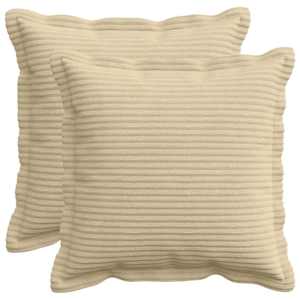 vidaXL Diivanipadi 2 tk HOUTEN Hele roheline hall 30 x 30 cm