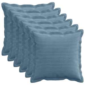 vidaXL Diivanipadi 6 tk HOUTEN Sinine 30 x 30 cm manchester