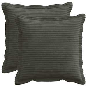 vidaXL Diivanipadi 2 tk HOUTEN Antratsiit 30 x 30 cm manchester