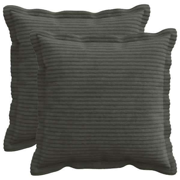 vidaXL Diivanipadi 2 tk HOUTEN Antratsiit 30 x 30 cm manchester