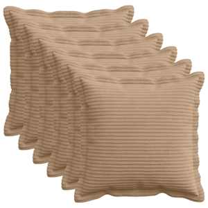 vidaXL Diivanipadi 6 tk HOUTEN Pruun 30 x 30 cm manchester