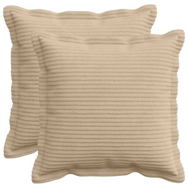 vidaXL Diivanipadi 2 tk HOUTEN Pruunikashall 30 x 30 cm manchester