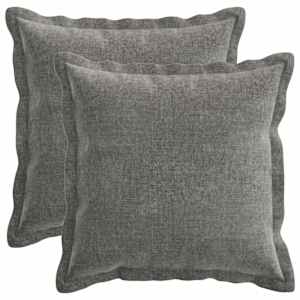vidaXL Diivanipadi 2 tk HOUTEN Tumehall 30 x 30 cm &Scaron;en&uuml;&uuml;lfabric