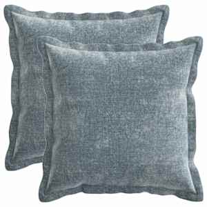 vidaXL Diivanipadi 2 tk HOUTEN Helesinine 30 x 30 cm &Scaron;en&uuml;&uuml;lfabric