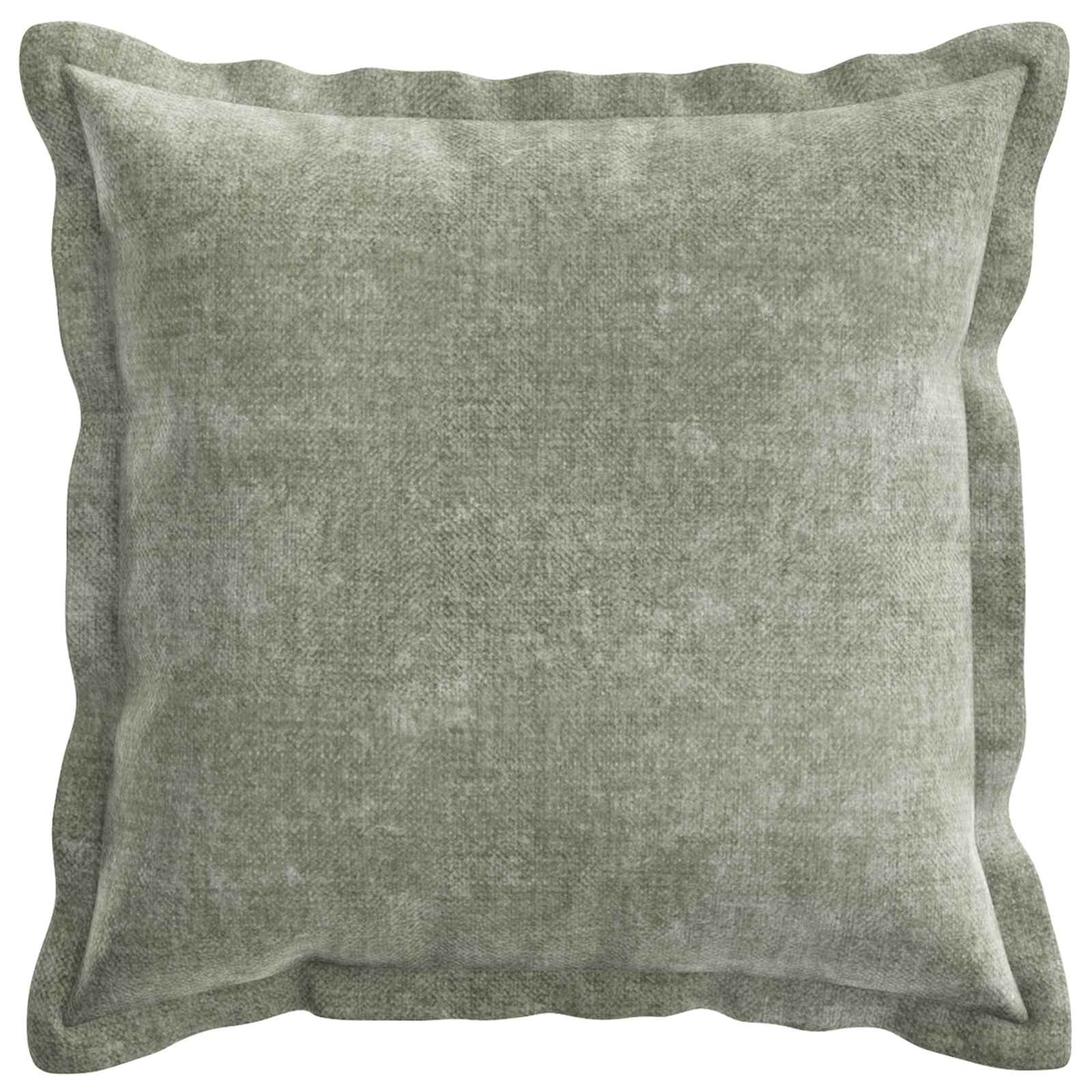 Kussensloop 6 st HOUTEN Groen 30 x 30 cm Chenille Stof image 3