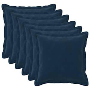 vidaXL Diivanipadi 6 tk HOUTEN Sinine 30 x 30 cm Mikrofliis
