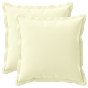 vidaXL Diivanipadi 2 tk HOUTEN Kreemjas 30 x 30 cm Pol&uuml;ester