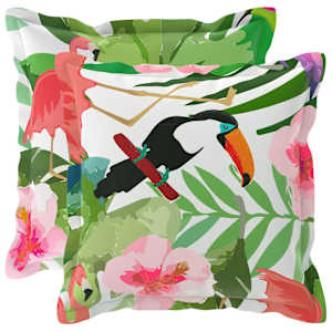vidaXL Diivanipadi 2 tk HOUTEN Mitmev&auml;rviline 30 x 30 cm Pol&uuml;ester