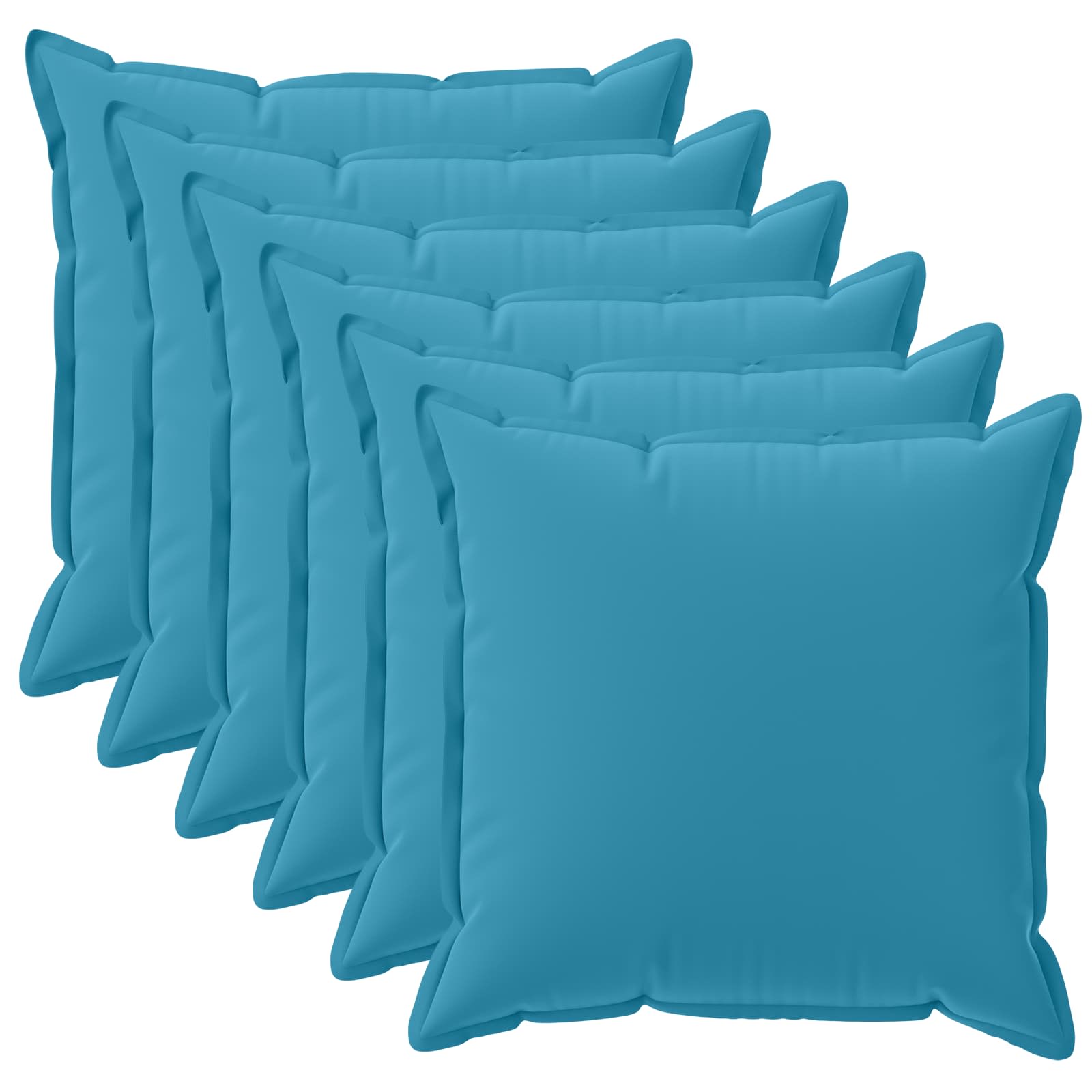 Kussensloop 6 st HOUTEN Lichtblauw 30 x 30 cm Polyester image 1