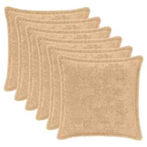 vidaXL Diivanipadi 6 tk HOUTEN Kreemjas 30 x 30 cm Vale k&uuml;&uuml;liku