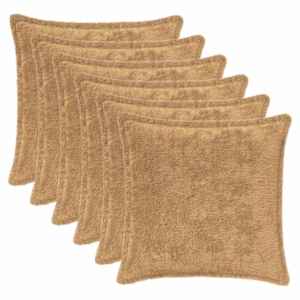vidaXL Diivanipadi 6 tk HOUTEN Pruunikashall 30 x 30 cm Vale k&uuml;&uuml;liku