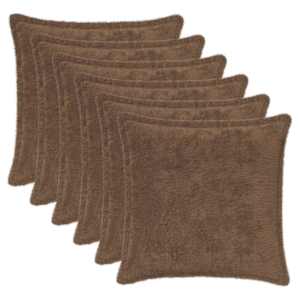 vidaXL Diivanipadi 6 tk HOUTEN Helepruun 30 x 30 cm Vale k&uuml;&uuml;liku