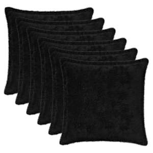 vidaXL Diivanipadi 6 tk HOUTEN Must 30 x 30 cm Vale k&uuml;&uuml;liku