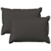 vidaXL Diivanipadi 2 tk HOUTEN Tumehall 30 x 50 cm Kunstlinen