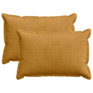 vidaXL Diivanipadi 2 tk HOUTEN Kollane 30 x 50 cm manchester