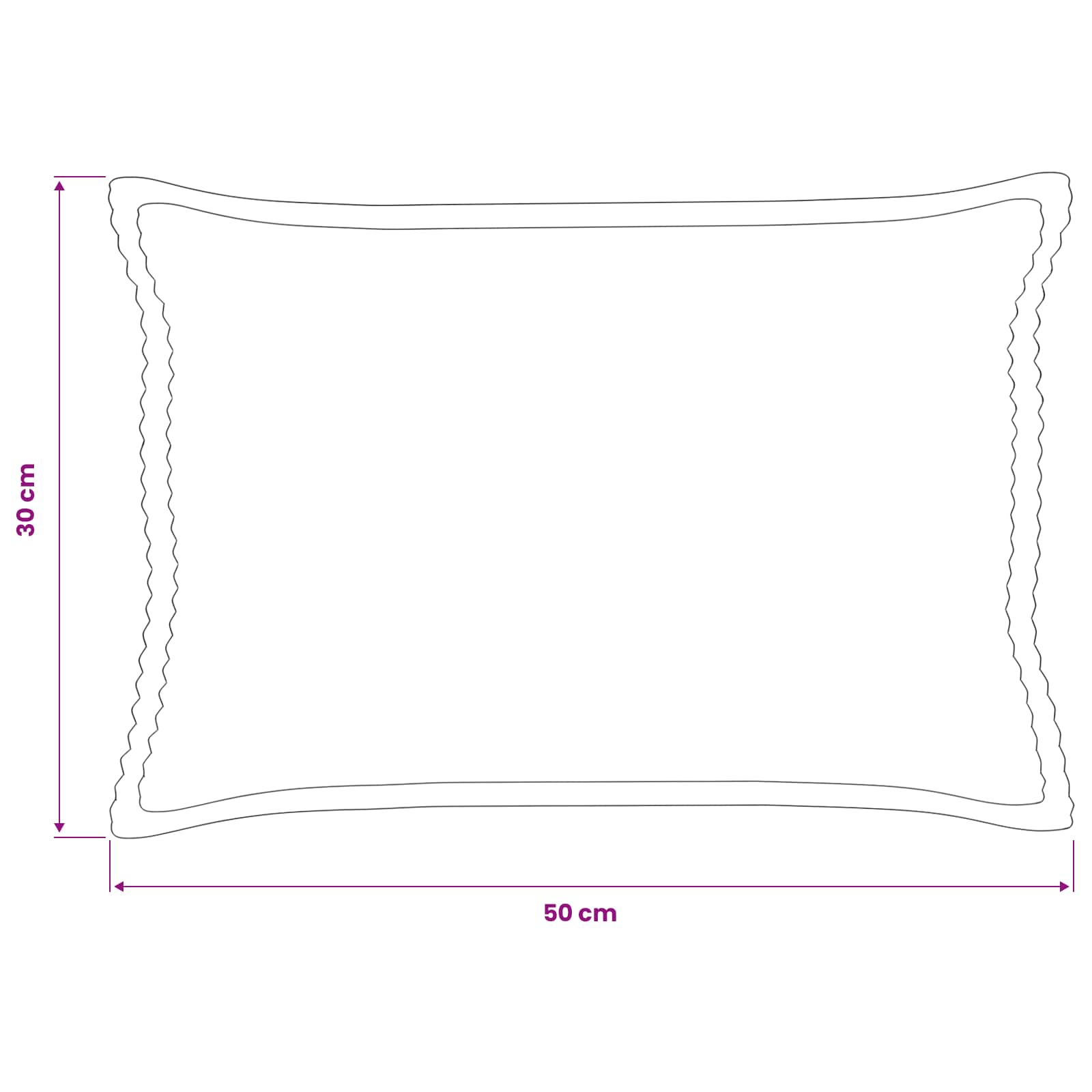 Kussensloop 6 st HOUTEN Geel 30 x 50 cm corduroy image 8