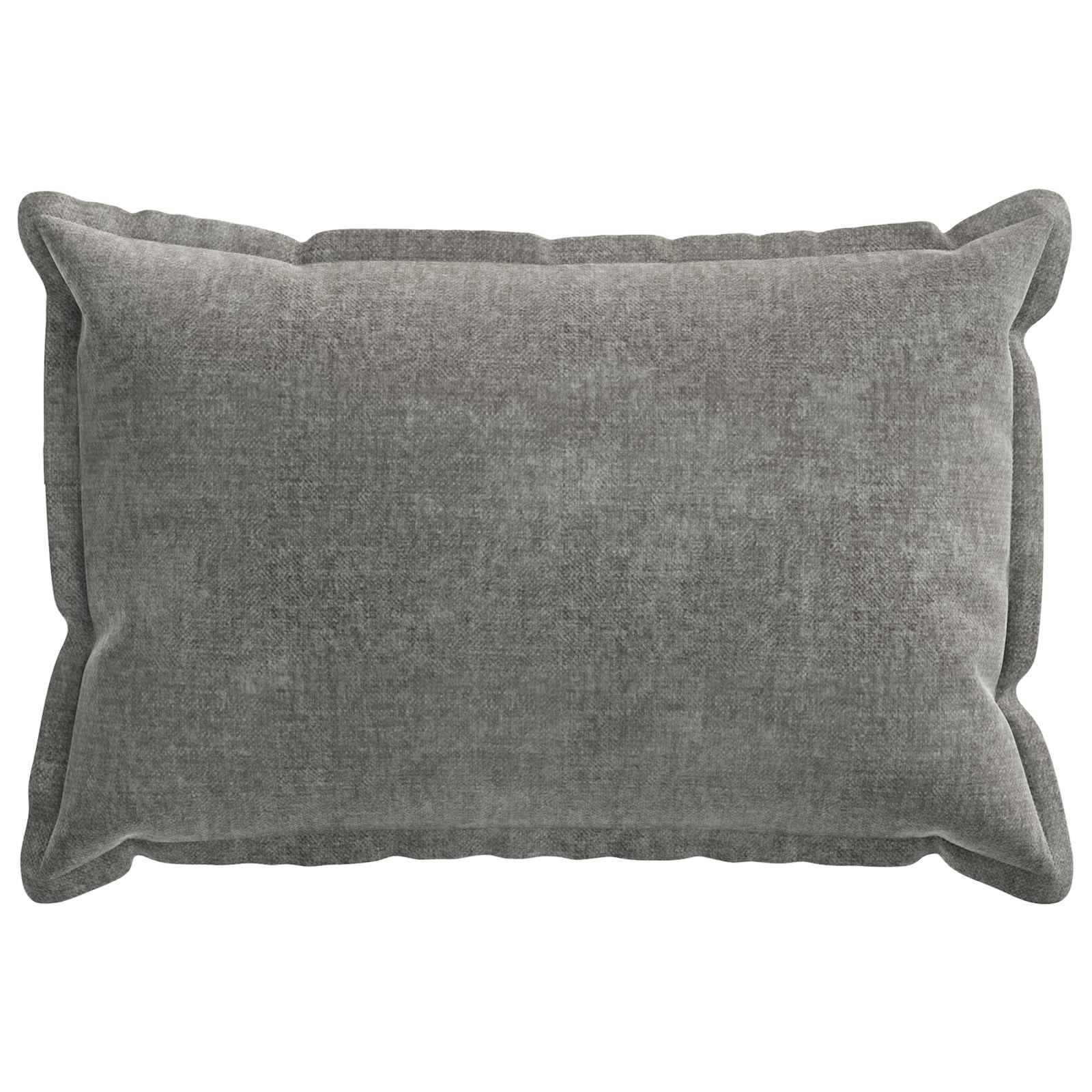 Kussensloop 6 st HOUTEN Donkergrijs 30 x 50 cm Chenille Stof image 3
