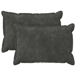 vidaXL Diivanipadi 2 pcs HOUTEN Antratsiit 30 x 50 cm Mikrofliis