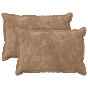 vidaXL Diivanipadi 2 pcs HOUTEN Pruunikashall 30 x 50 cm Mikrofliis