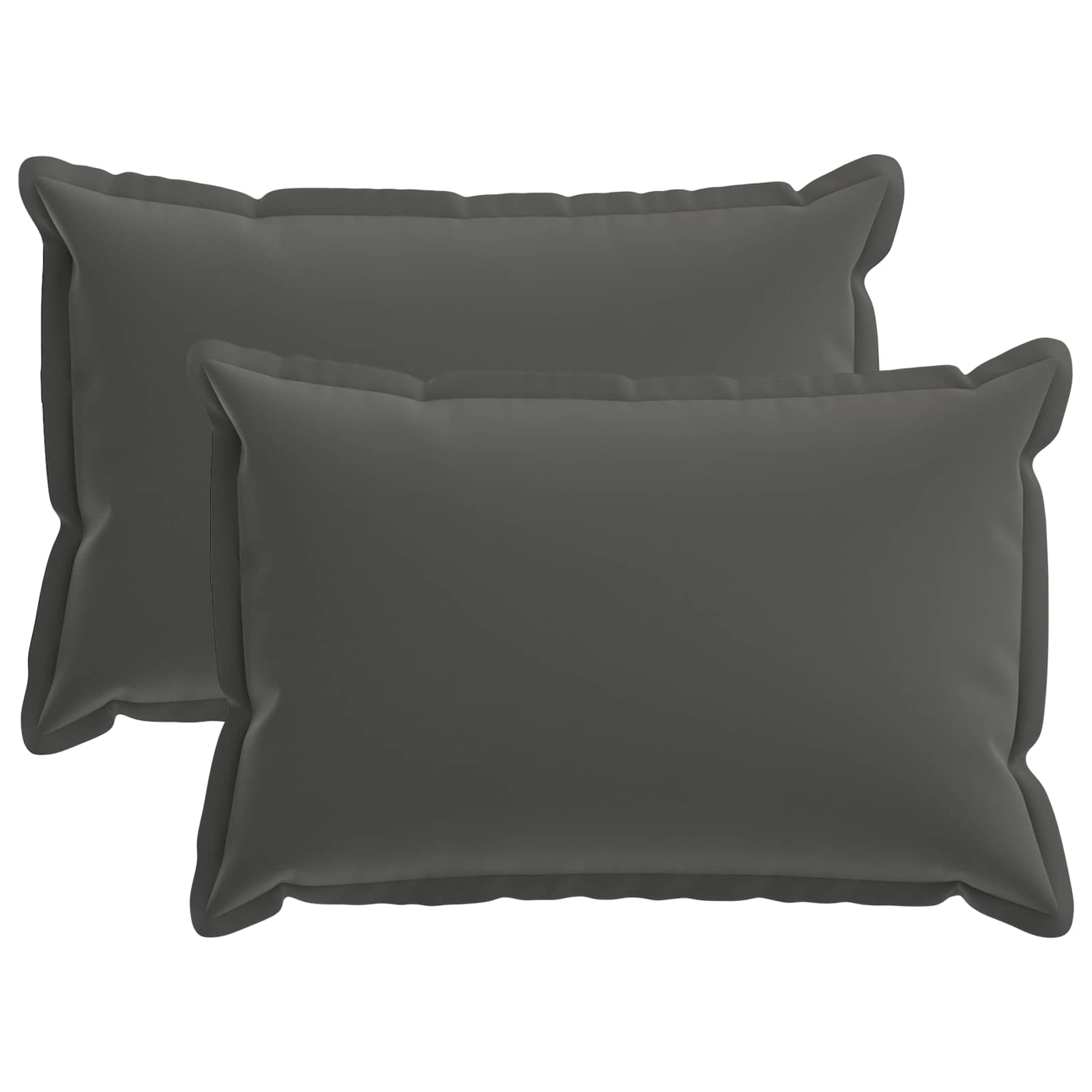 Kussensloop 2 st HOUTEN Antraciet 30 x 50 cm Polyester image 1