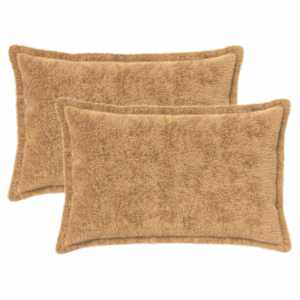 vidaXL Diivanipadi 2 tk HOUTEN Pruunikashall 30 x 50 cm Vale k&uuml;&uuml;liku