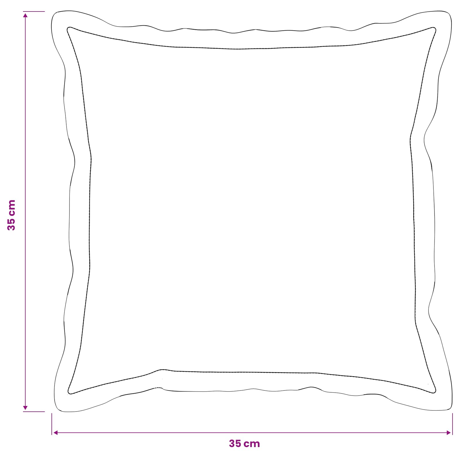 Kussensloop 2 pcs HOUTEN Zwart 35 x 35 cm Faux Linnen image 8