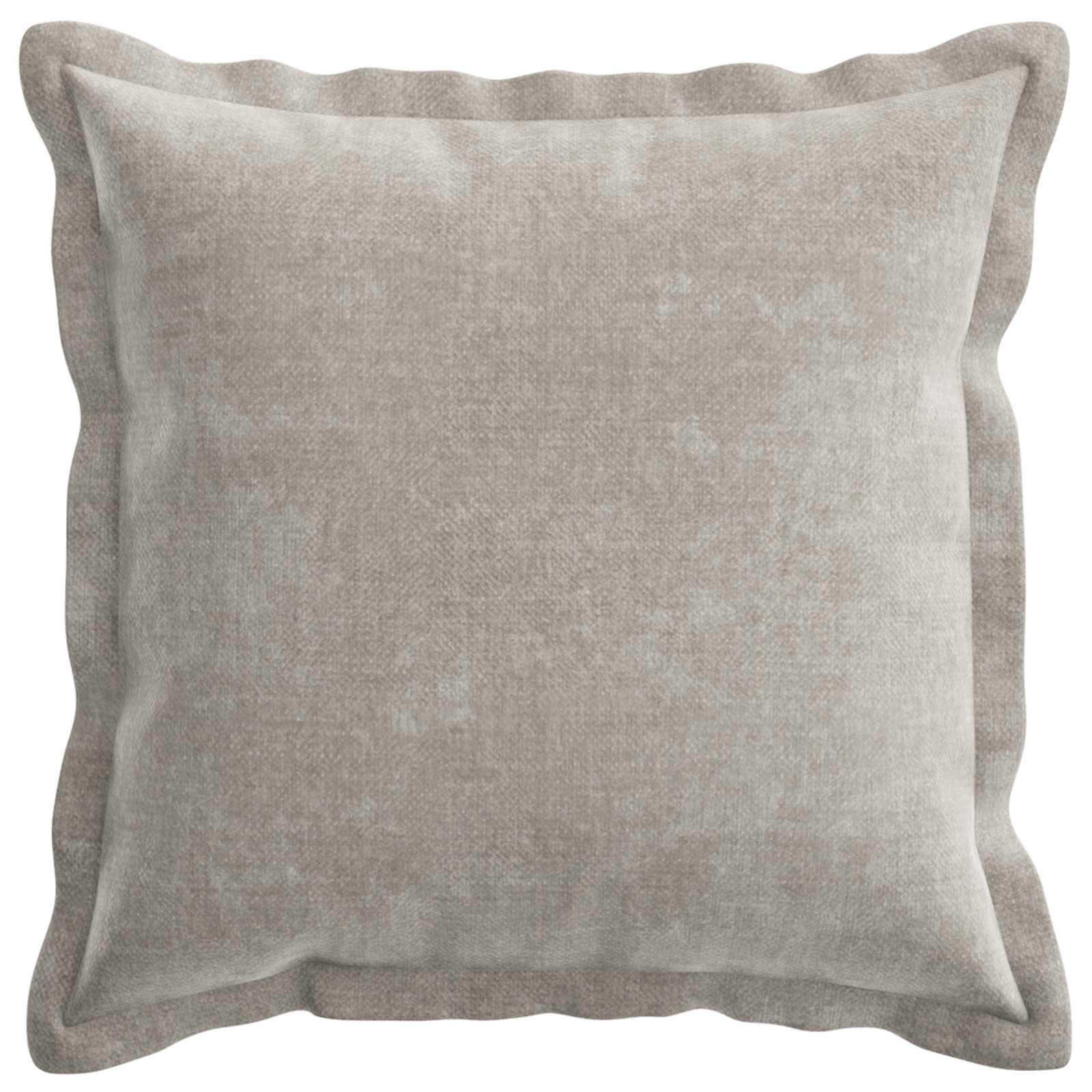 Kussensloop 6 st HOUTEN Lichtgrijs 35 x 35 cm Chenille Stof image 3