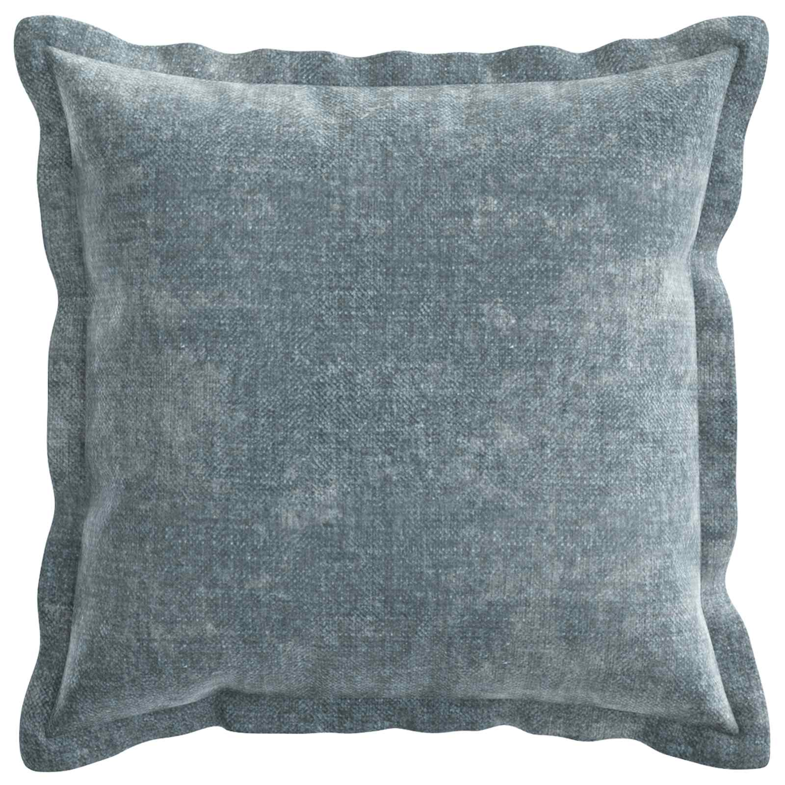 Kussensloop 6 st HOUTEN Lichtblauw 35 x 35 cm Chenille Stof image 3