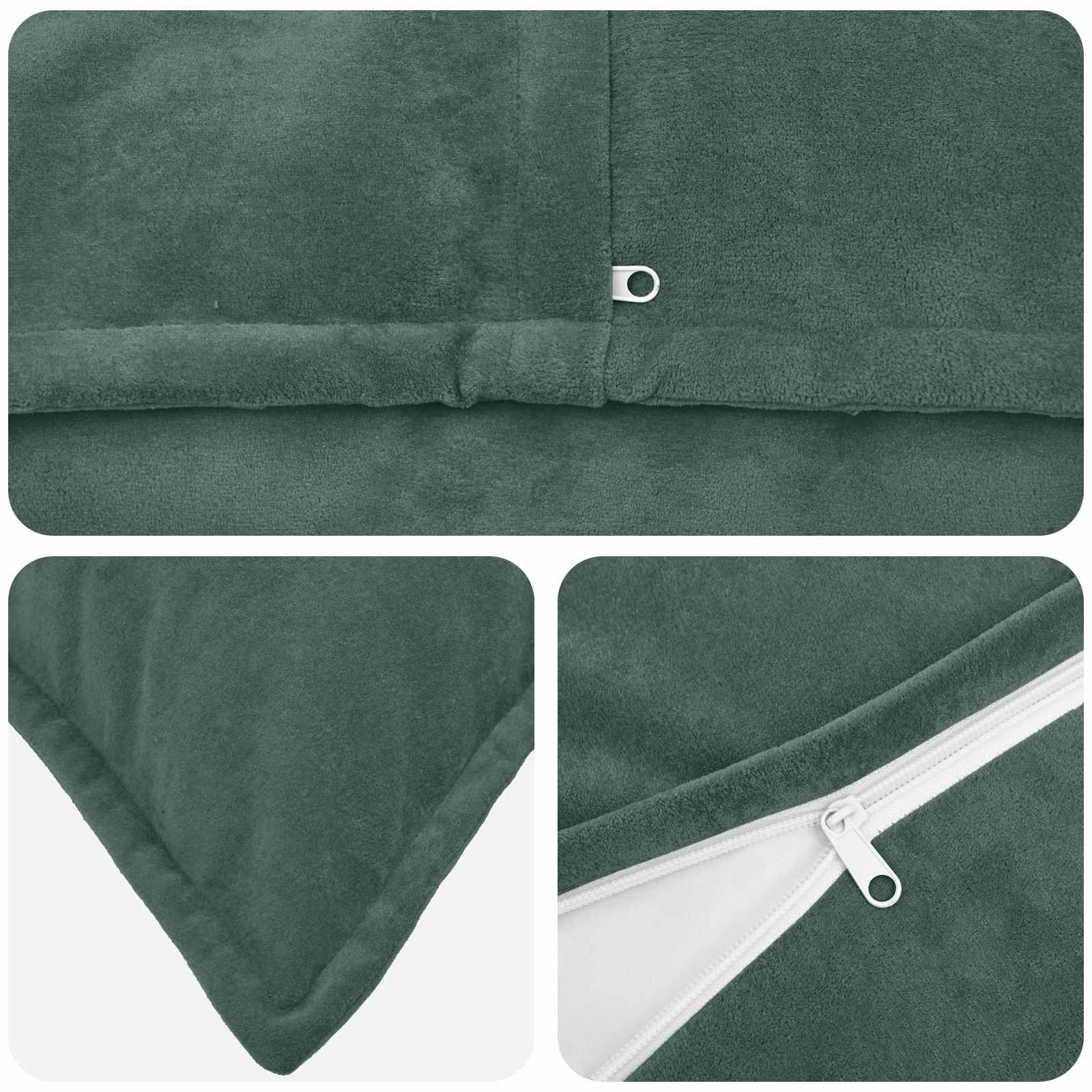 Kussensloop 2 pcs HOUTEN Zee blauw 35 x 35 cm Microfiber Fleece image 4