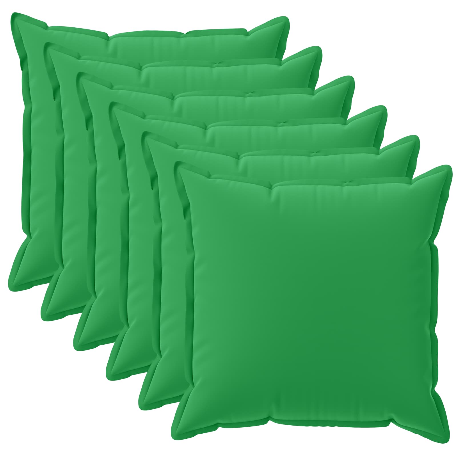 Kussensloop 6 st HOUTEN Groen 35 x 35 cm Polyester image 1