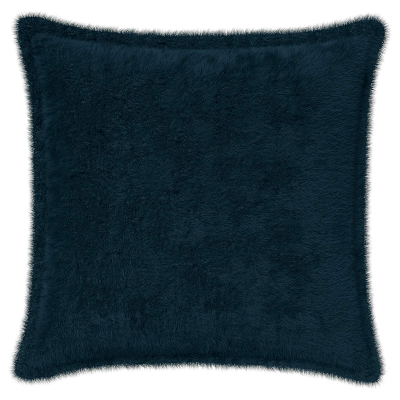 Kussensloop 2 st HOUTEN Marineblauw 35 x 35 cm Nep Konijnenbont image 2