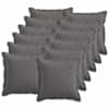 vidaXL Diivanipadi 12 tk HOUTEN Helehall 40 x 40 cm Kunstlinen