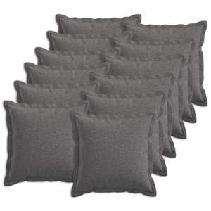 vidaXL Diivanipadi 12 tk HOUTEN Helehall 40 x 40 cm Kunstlinen