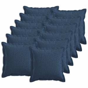 vidaXL Diivanipadi 12 tk HOUTEN Sinine 40 x 40 cm Kunstlinen