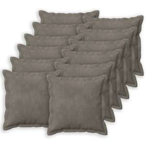 vidaXL Diivanipadi 12 tk HOUTEN Helehall 40 x 40 cm Samet