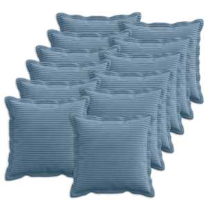 vidaXL Diivanipadi 12 tk HOUTEN Sinine 40 x 40 cm manchester