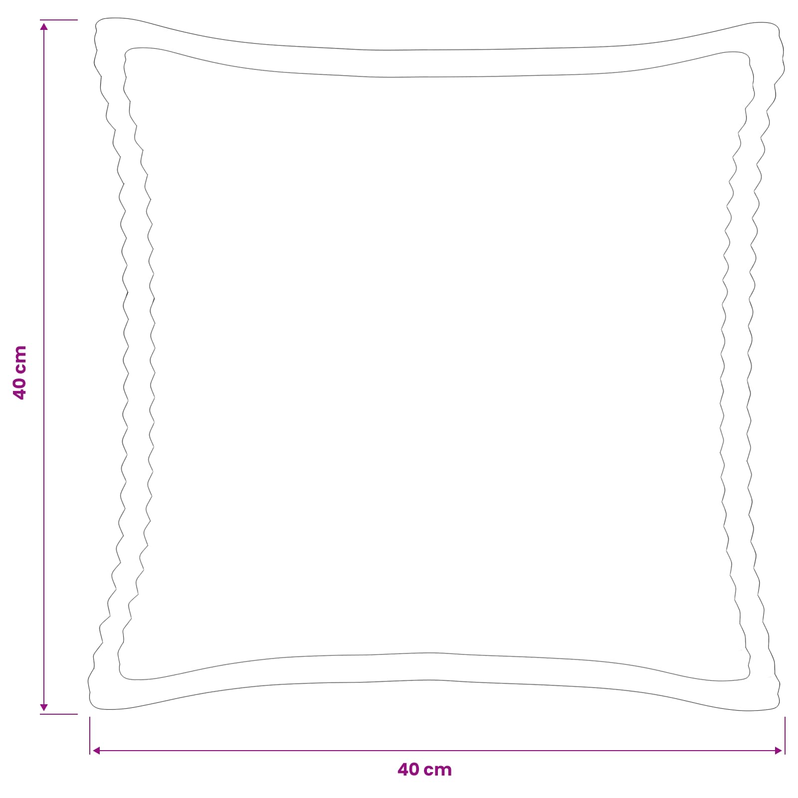 Kussensloop 12 st HOUTEN Geel 40 x 40 cm corduroy image 8