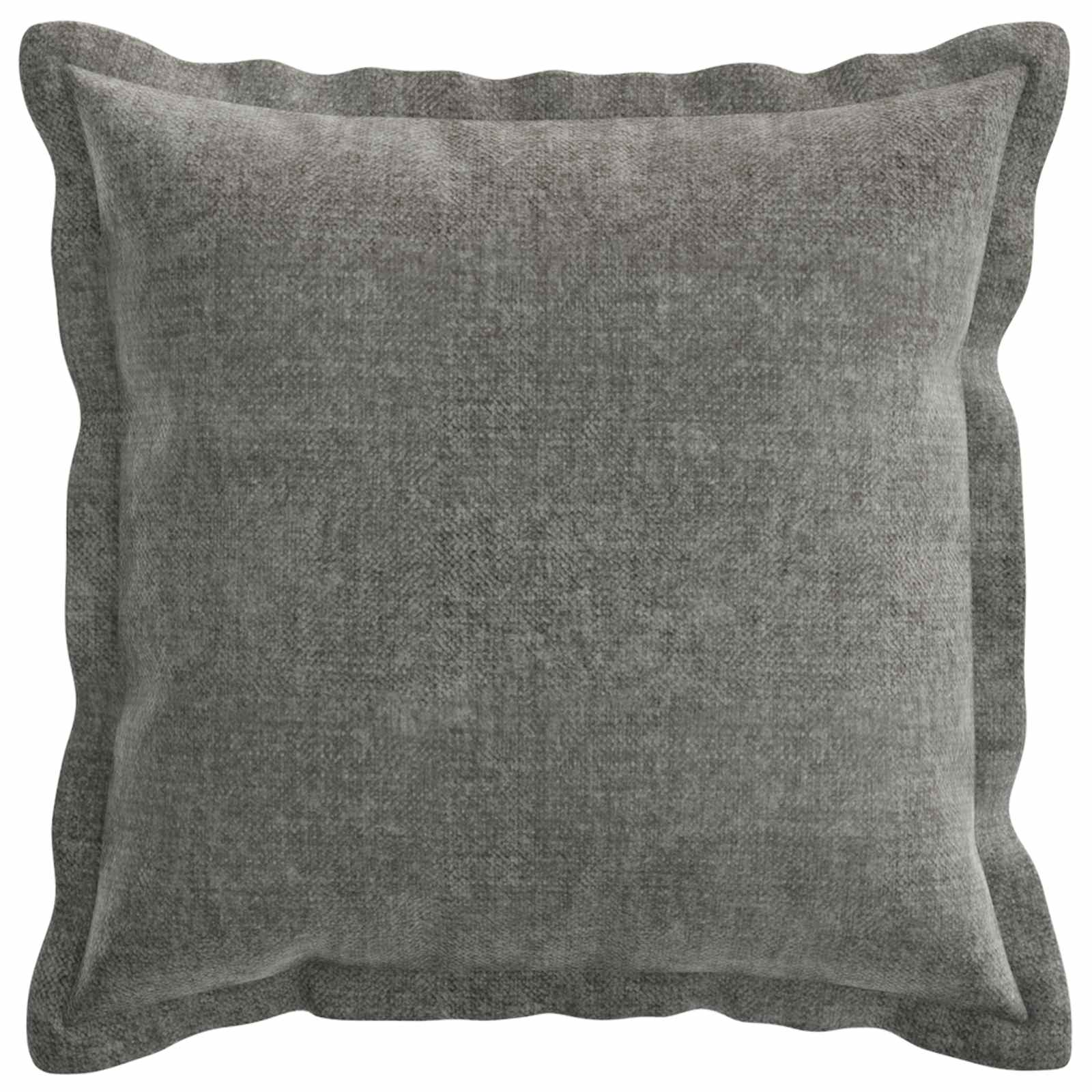Kissenbezug 12 Stk. HOUTEN Dunkelgrau 40 x 40 cm Chenille-Stoff – Ansicht 2