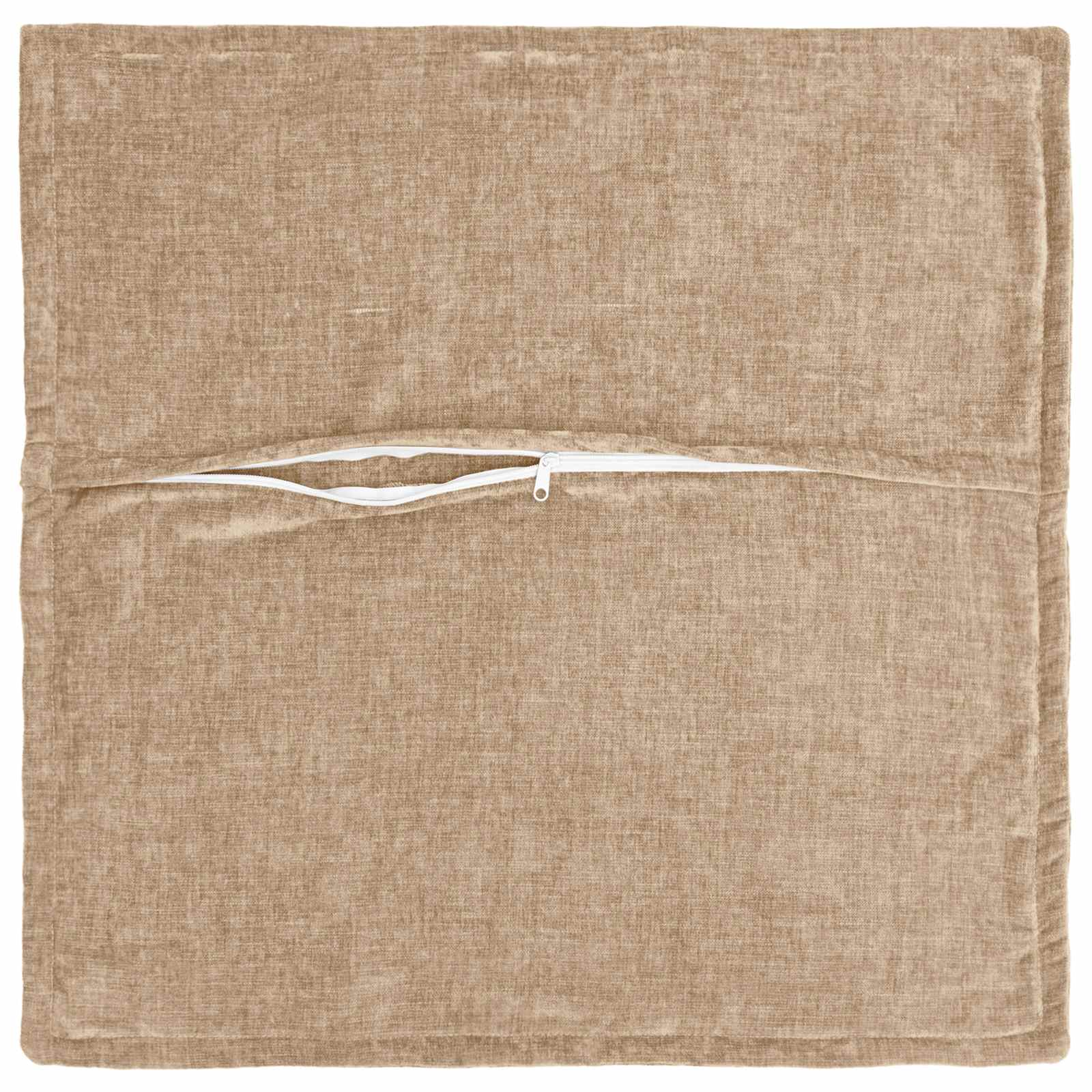 Kussensloop 12 st HOUTEN Taupe 40 x 40 cm Chenille Stof image 4
