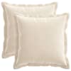 vidaXL Diivanipadi 2 tk HOUTEN Kreemjas 40 x 40 cm &Scaron;en&uuml;&uuml;lfabric