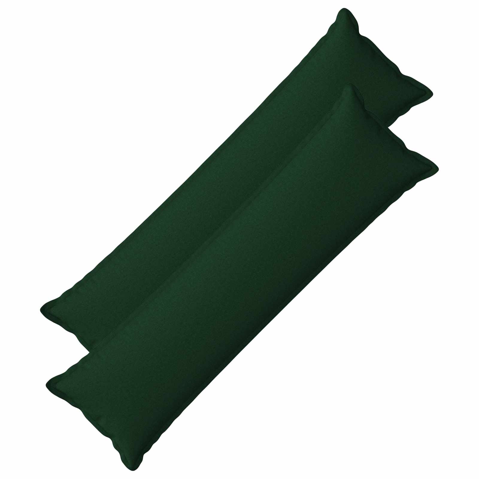 Kussensloop 2 pcs HOUTEN Donkergroen 40 x 145 cm Faux Linnen image 1