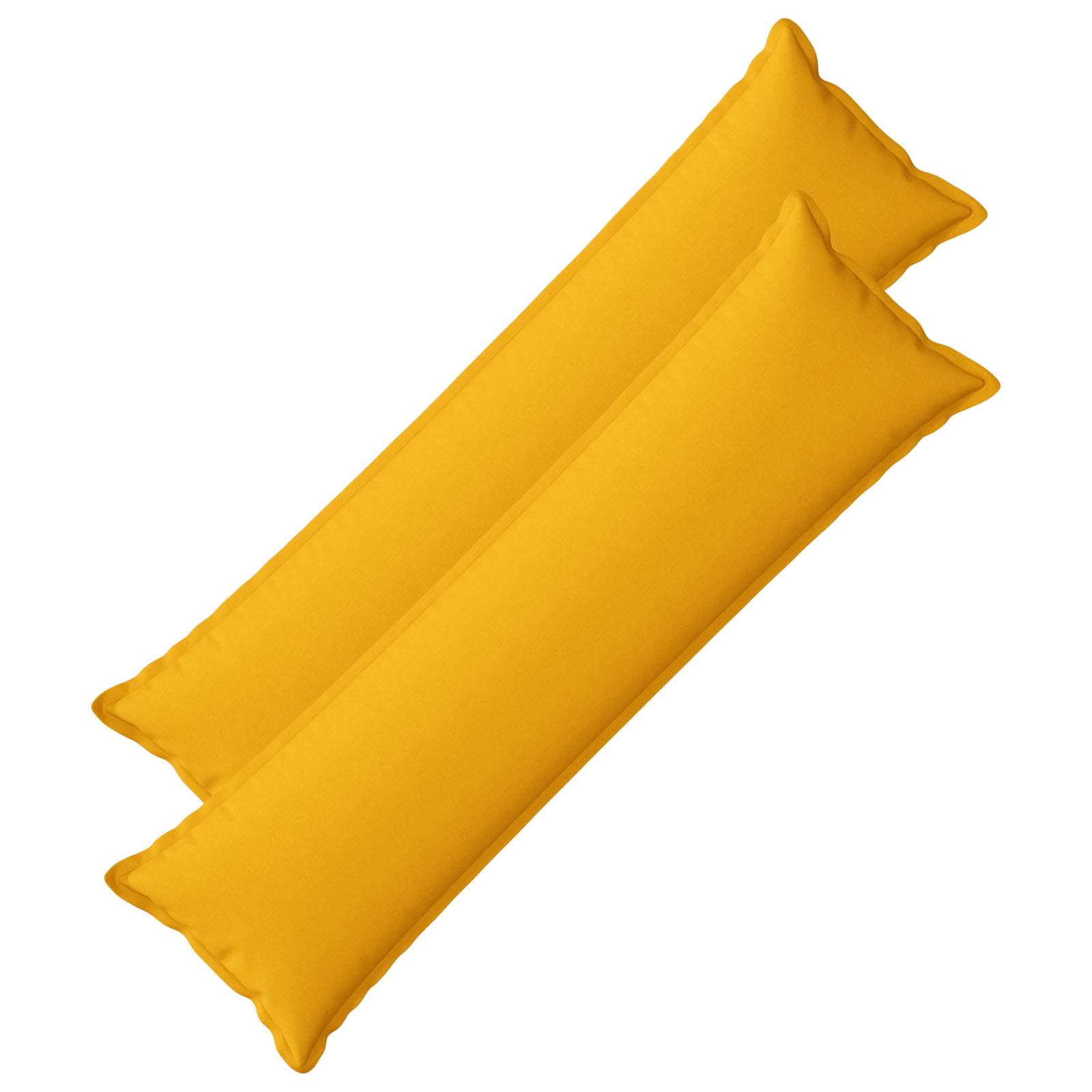 vidaXL Povlak na polštář 2 pcs HOUTEN Světlá žlutá 40 x 145 cm